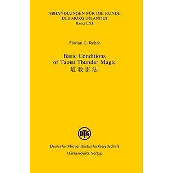 Reiter, F: Basic Conditions of Taoist Thunder Magic, Florian C Reiter