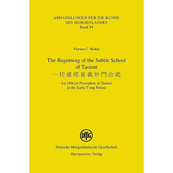 Reiter, F: Beginning of the Subtle School of Taoism, Florian C. Reiter