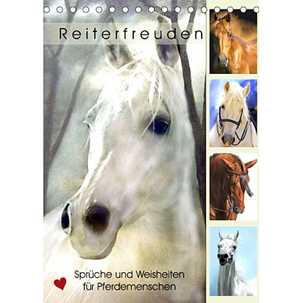 Reiterfreuden. Sprüche und Weisheiten für Pferdemenschen (Tischkalender 2022 DIN A5 hoch), Rose Hurley