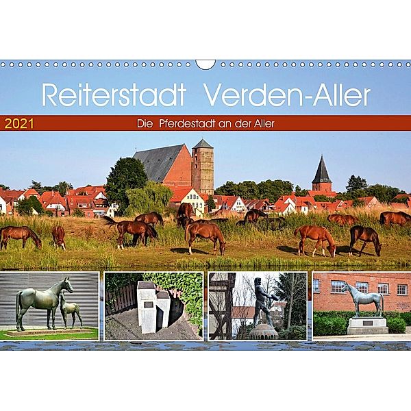 Reiterstadt Verden - Aller (Wandkalender 2021 DIN A3 quer), Günther Klünder