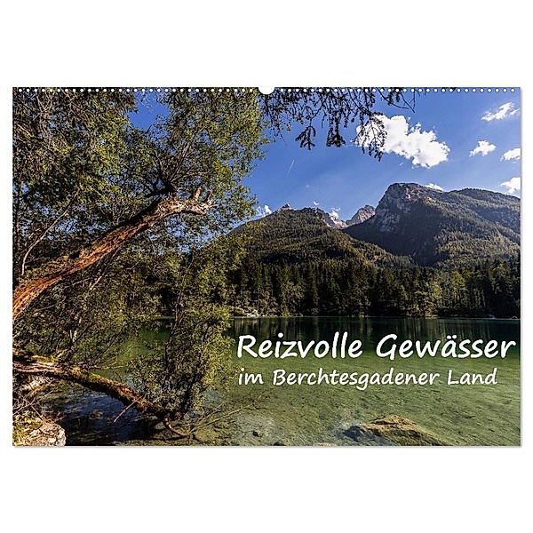 Reizvolle Gewässer im Berchtesgadener Land (Wandkalender 2024 DIN A2 quer), CALVENDO Monatskalender, Axel Matthies