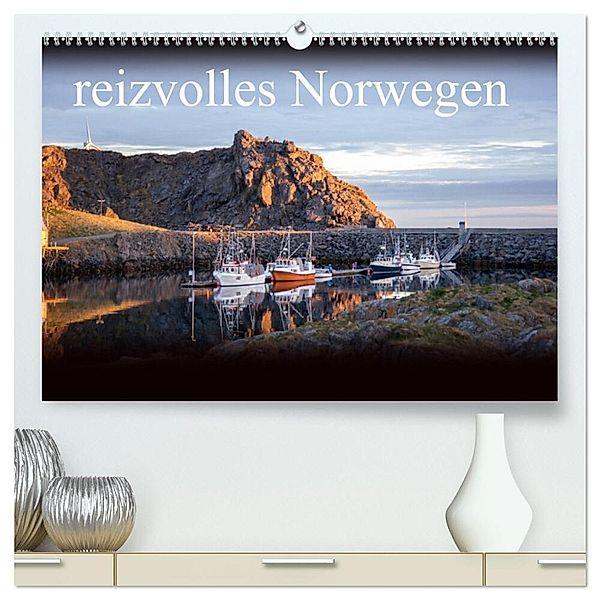 reizvolles Norwegen (hochwertiger Premium Wandkalender 2024 DIN A2 quer), Kunstdruck in Hochglanz, Marion Seibt