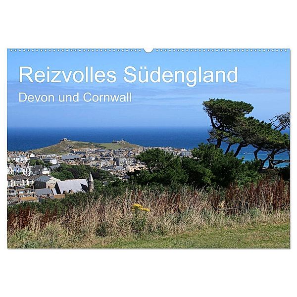 Reizvolles Südengland Devon und Cornwall (Wandkalender 2024 DIN A2 quer), CALVENDO Monatskalender, Klaus Fröhlich