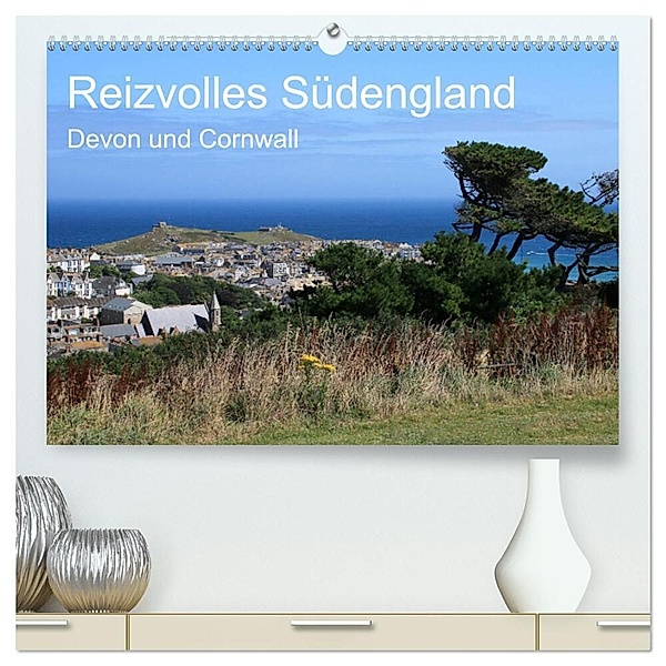 Reizvolles Südengland Devon und Cornwall (hochwertiger Premium Wandkalender 2024 DIN A2 quer), Kunstdruck in Hochglanz, Klaus Fröhlich