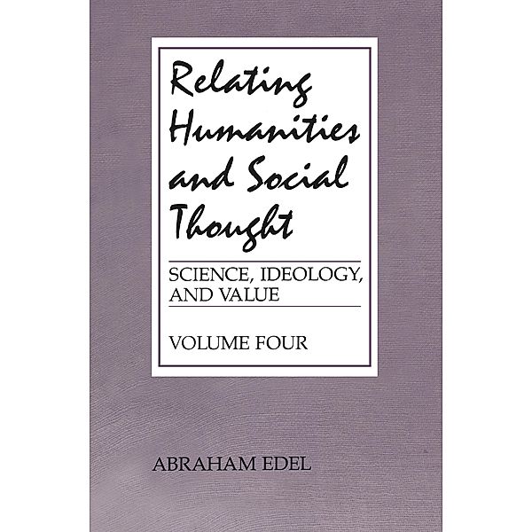 Relating Humanities and Social Thought, Abraham Edel