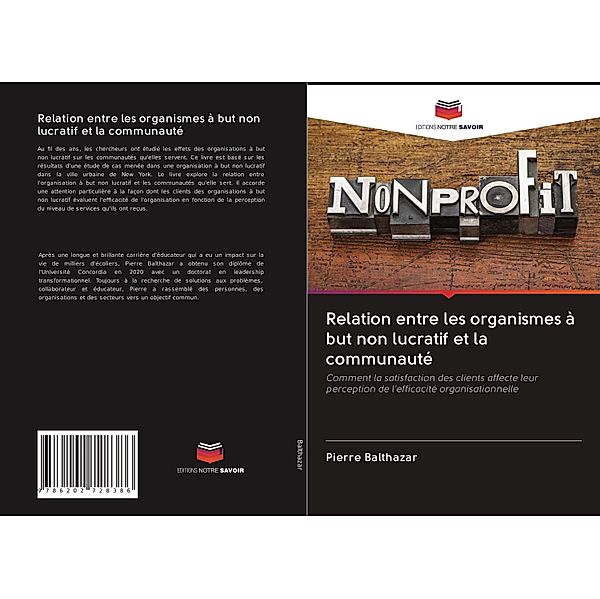 Relation entre les organismes à but non lucratif et la communauté, Pierre Balthazar