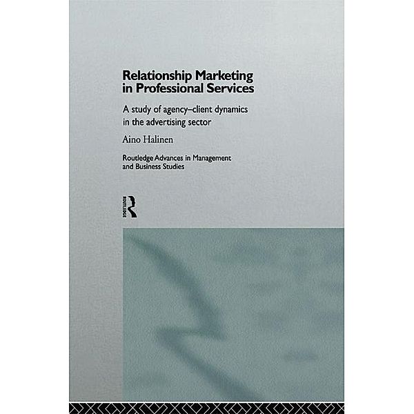 Relationship Marketing in Professional Services, Aino Halinen