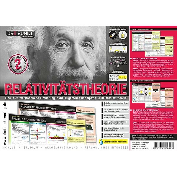 Relativitätstheorie, 2 Tafeln, 2 Tafeln Relativitätstheorie