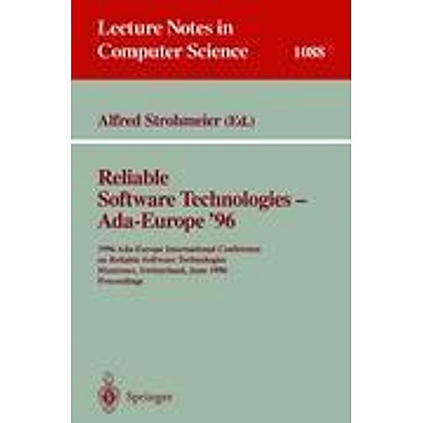 Reliable Software Technologies - Ada Europe 96