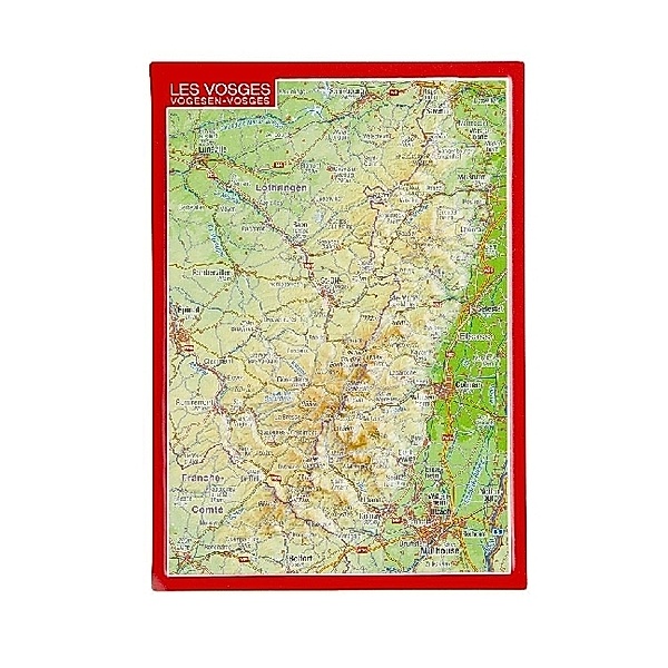 Reliefpostkarte Vogesen. Les Vosges, André Markgraf, Mario Engelhardt