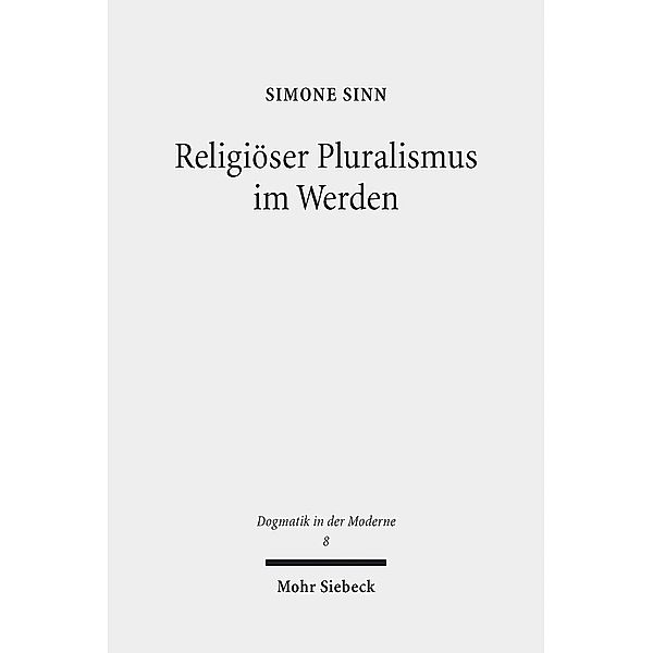 Religiöser Pluralismus im Werden, Simone Sinn