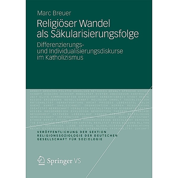 Religiöser Wandel als Säkularisierungsfolge / Veröffentlichungen der Sektion Religionssoziologie der Deutschen Gesellschaft für Soziologie, Marc Breuer