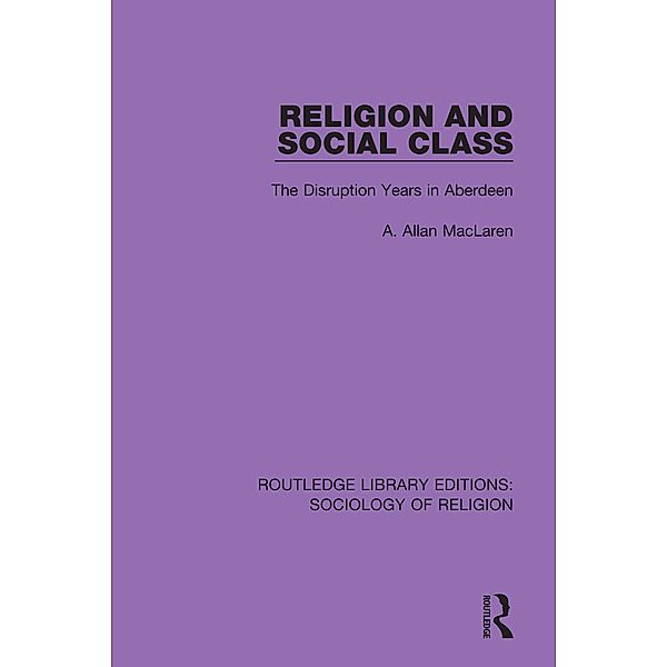 Religion and Social Class, A. Allan Maclaren