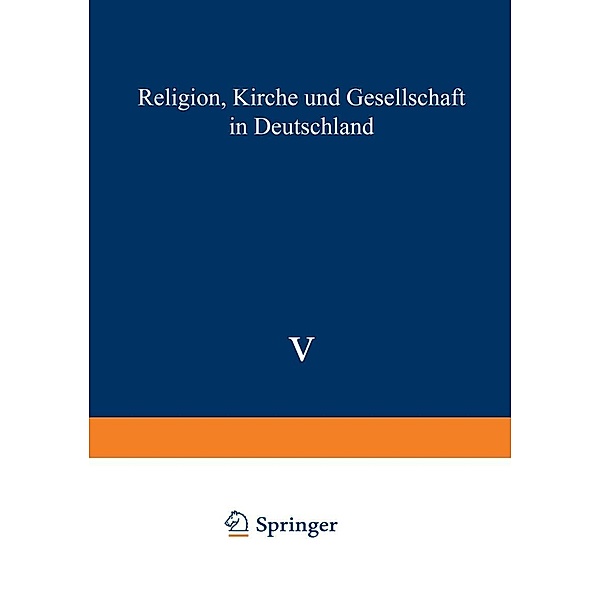 Religion, Kirche und Gesellschaft in Deutschland / Gegenwartskunde - Sonderheft Bd.5