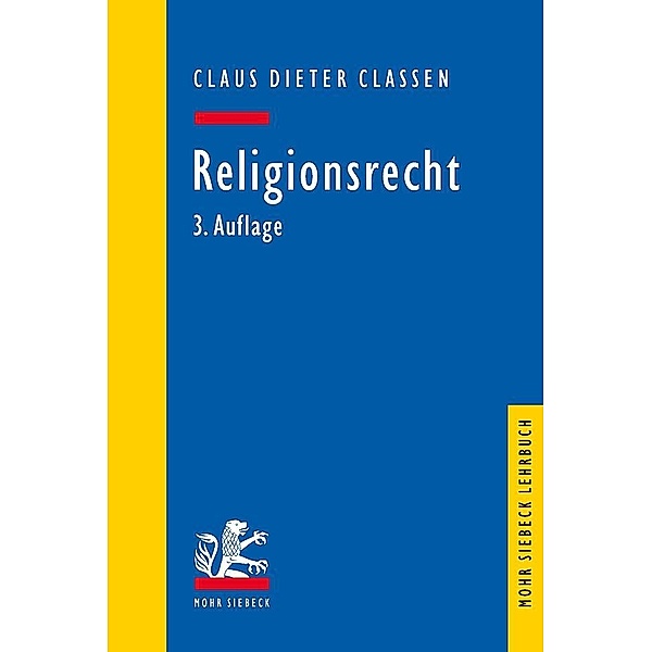 Religionsrecht, Claus Dieter Classen