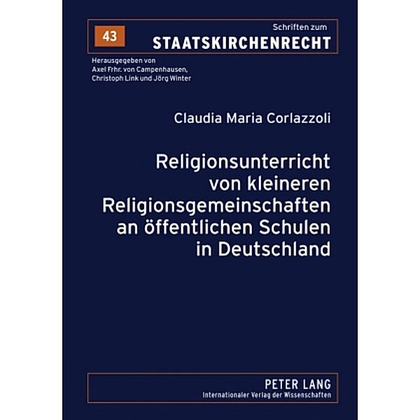 Religionsunterricht von kleineren Religionsgemeinschaften an öffentlichen Schulen in Deutschland, Claudia Maria Corlazzoli