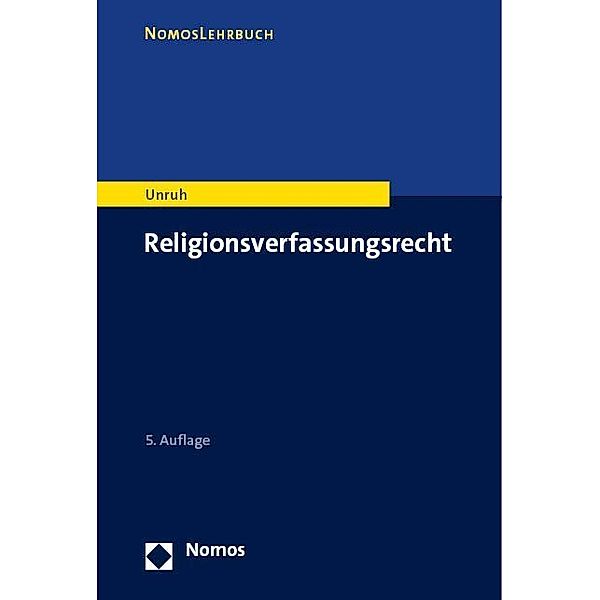 Religionsverfassungsrecht, Peter Unruh