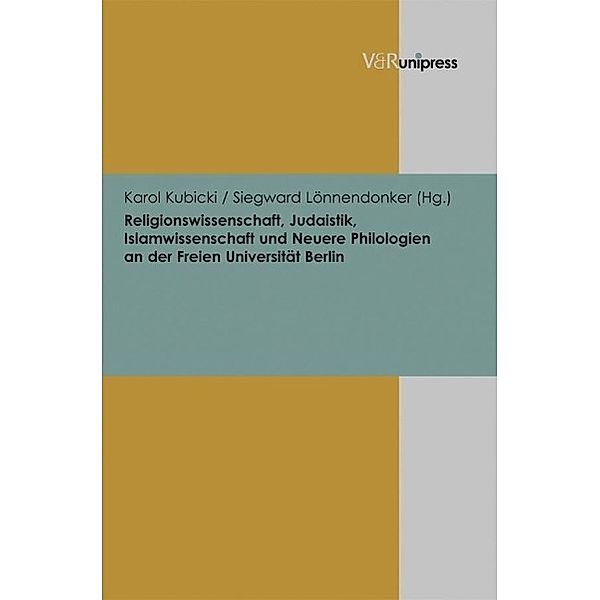 Religionswissenschaft, Judaistik, Islamwissenschaft und Neuere Philologien an der Freien Universität Berlin