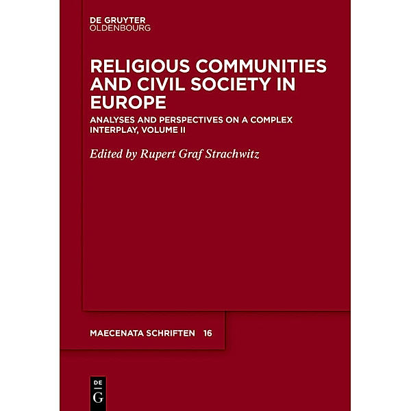 Religious Communities and Civil Society in Europe