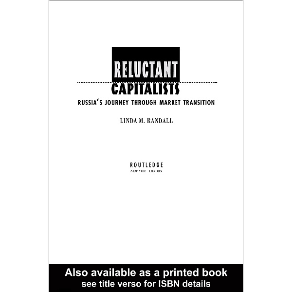 Reluctant Capitalists, Linda M. Randall
