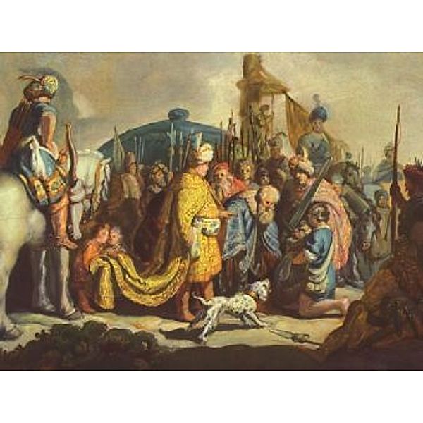 Rembrandt Harmensz. van Rijn - David mit Goliaths Haupt vor Saul - 200 Teile (Puzzle)