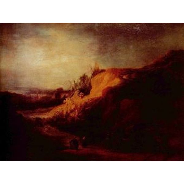 Rembrandt Harmensz. van Rijn - Landschaft mit der Taufe des Kämmerers - 1.000 Teile (Puzzle)