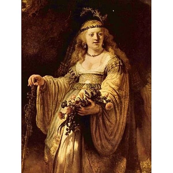 Rembrandt Harmensz. van Rijn - Porträt der Saskia als Flora - 200 Teile (Puzzle)