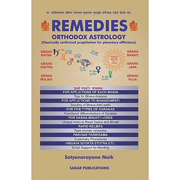 Remedies Orthodox Astrology, Satyanarayana Naik