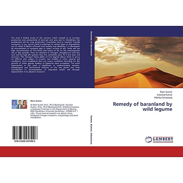 Remedy of baranland by wild legume, Ram Sumer, Kaushal Kumar, Malvika Srivastava