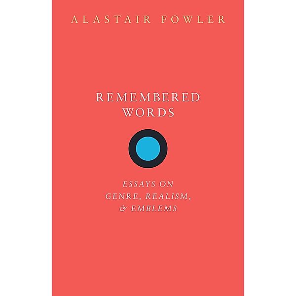 Remembered Words, Alastair Fowler