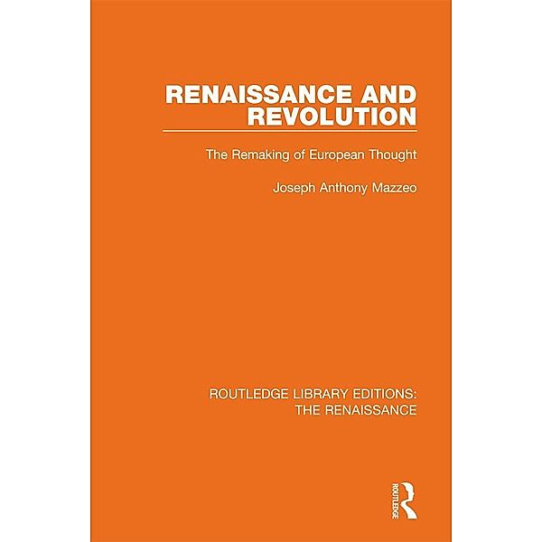 Renaissance and Revolution, Joseph Anthony Mazzeo