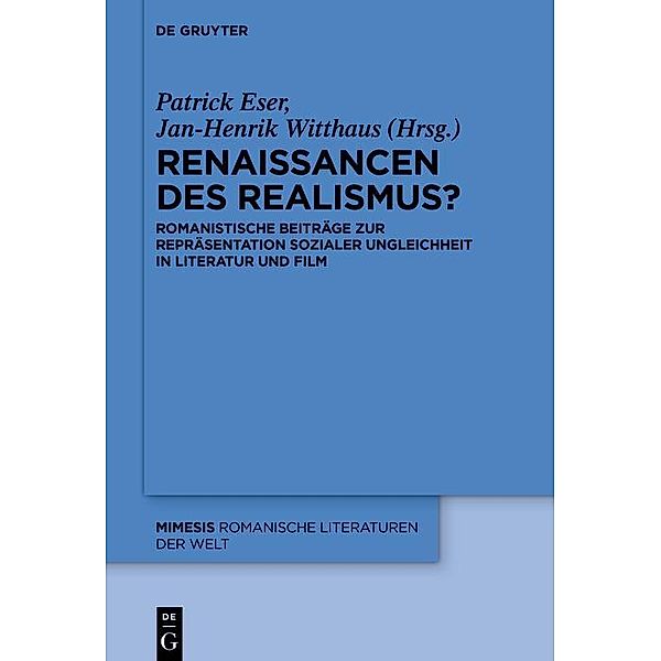 Renaissancen des Realismus? / mimesis Bd.105