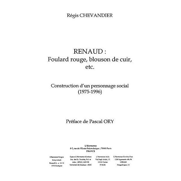 Renaud foulard rouge blouson  de cuir etc. / Hors-collection, Chevandier Regis