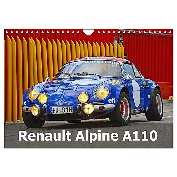 Renault Alpine A110 (Wandkalender 2025 DIN A4 quer), CALVENDO Monatskalender, Calvendo, Ingo Laue