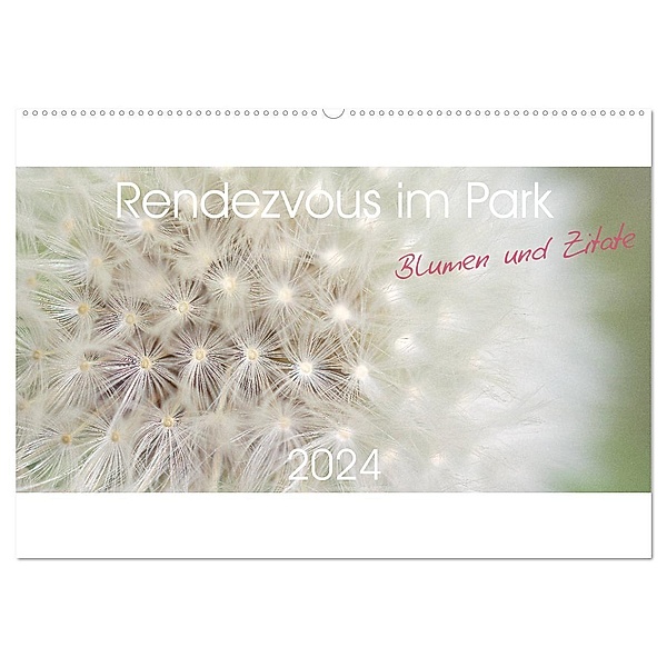 Rendezvous im Park (Wandkalender 2024 DIN A2 quer), CALVENDO Monatskalender, Gesine Trabant