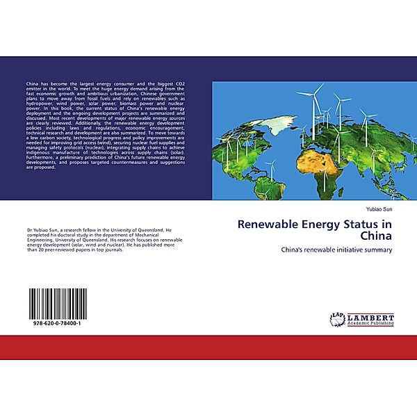 Renewable Energy Status in China, Yubiao Sun