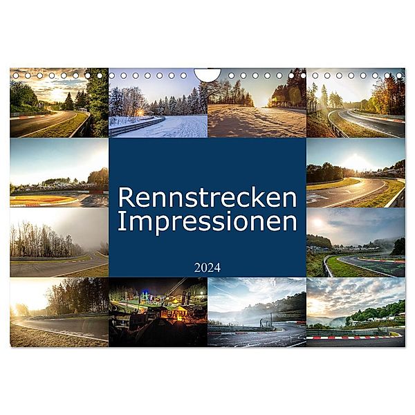 Rennstrecken Impressionen (Wandkalender 2024 DIN A4 quer), CALVENDO Monatskalender, Patrick Liepertz