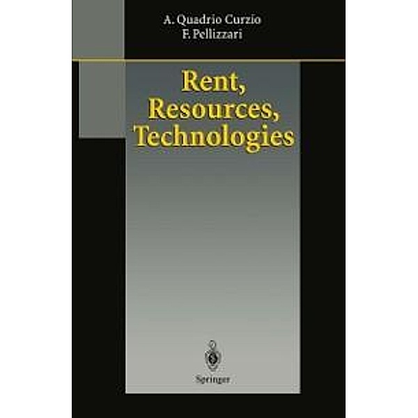 Rent, Resources, Technologies, Alberto Quadrio Curzio, Fausta Pellizzari