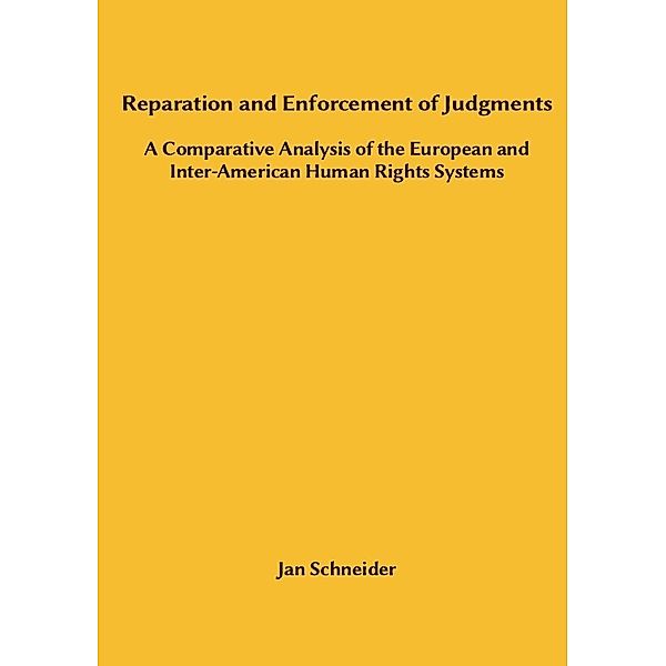 Reparation and Enforcement of Judgments, Jan Schneider