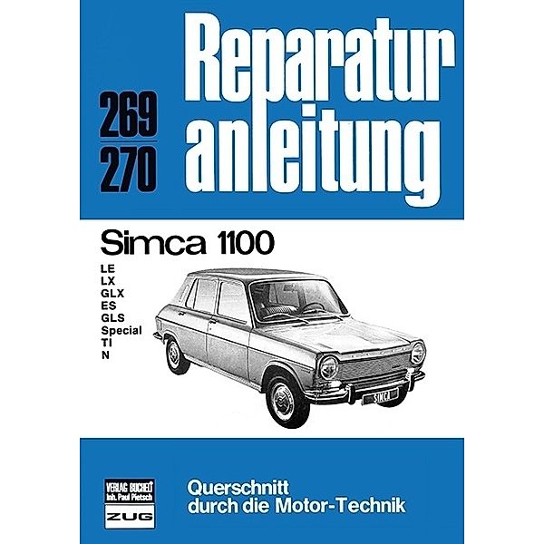 Reparaturanleitung / 269/70 / Simca 1100