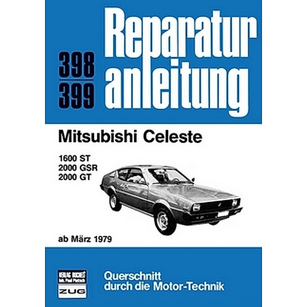 Reparaturanleitung / 398/99 / Mitsubishi Celeste