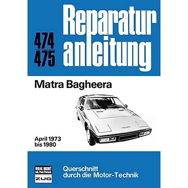 Reparaturanleitung / 474/75 / Matra Bagheera