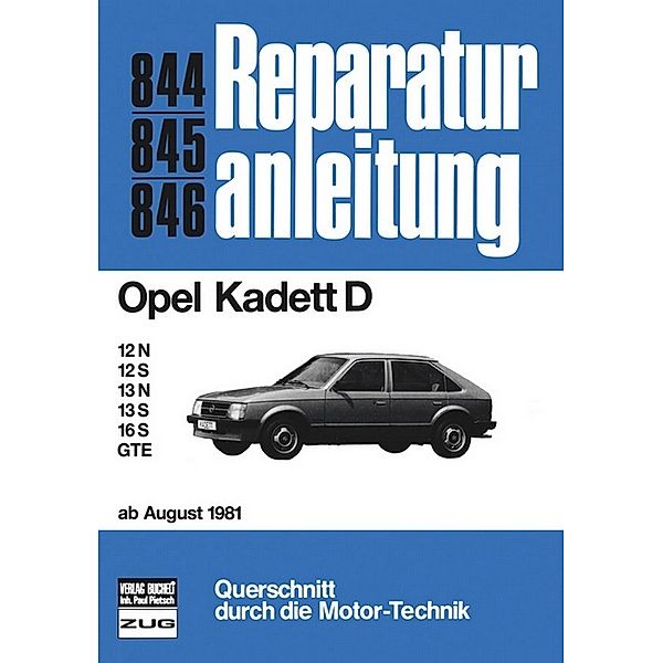 Reparaturanleitung / 844-46 / Opel Kadett D  ab 8/81