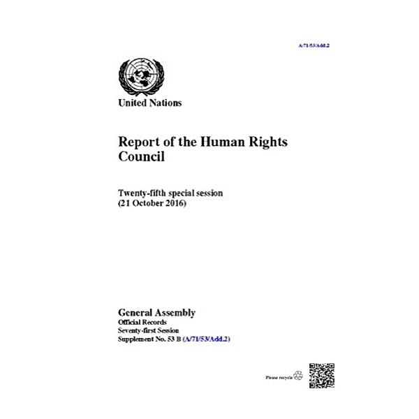 Report of the Human Rights Council: Report of the Human Rights Council