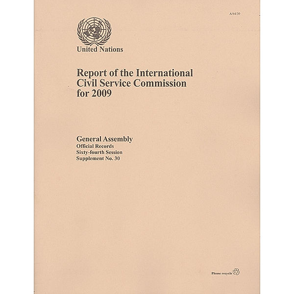Report of the International Civil Service Commission: Report of the International Civil Service Commission for 2009