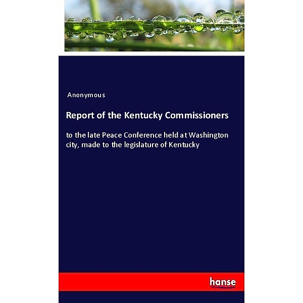 Report of the Kentucky Commissioners, Anonym