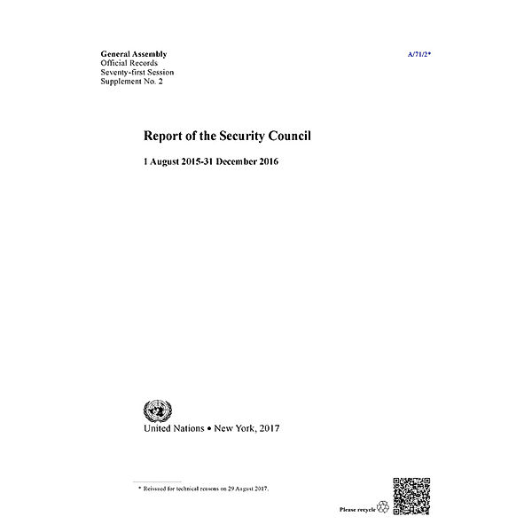 Reports of the Security Council: Report of the Security Council