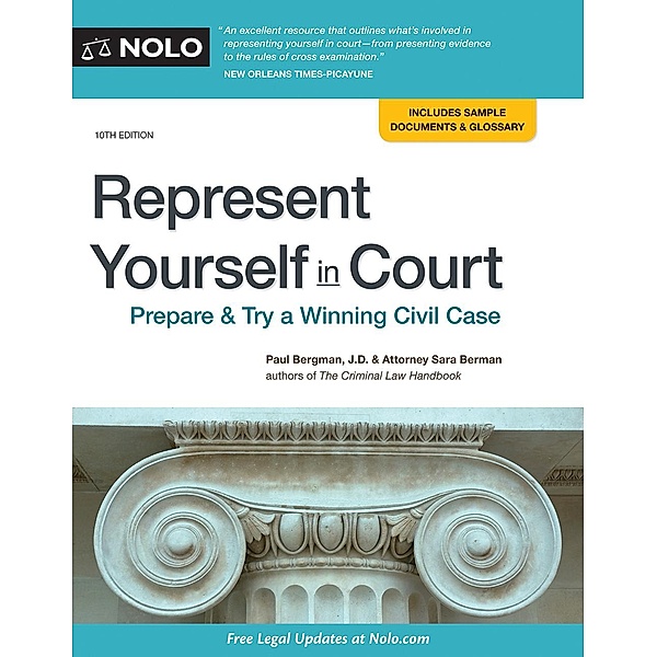 Represent Yourself in Court, Paul Bergman, Sara J. Berman