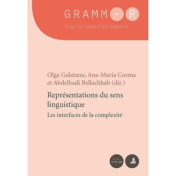Représentations du sens linguistique / GRAMM-R Bd.33