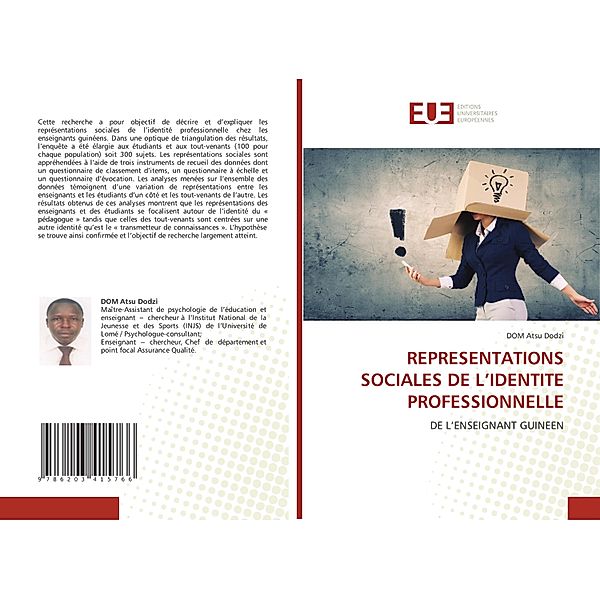 REPRESENTATIONS SOCIALES DE L'IDENTITE PROFESSIONNELLE, DOM Atsu Dodzi